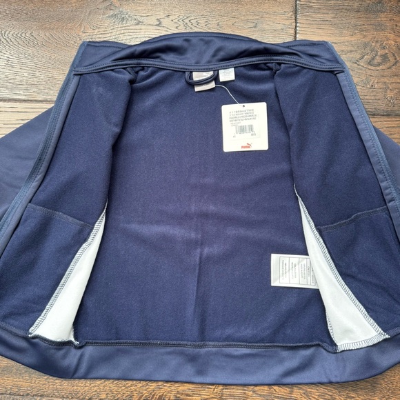 Puma Navy and White Tracksuit - Toddler - Picture 4 of 8